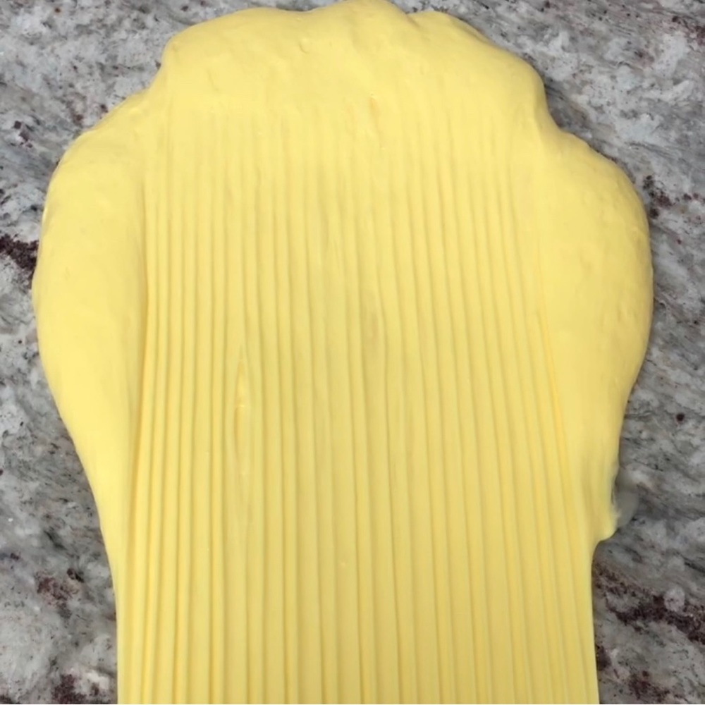 Yellow Fluffy Butter Slime - Picture 3 of 4